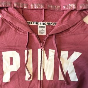 PINK Victoria’s Secret pink zip up hoodie